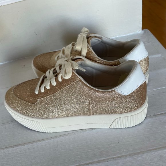 Mix No.6 Gold platform sneakers - Picture 1 of 9